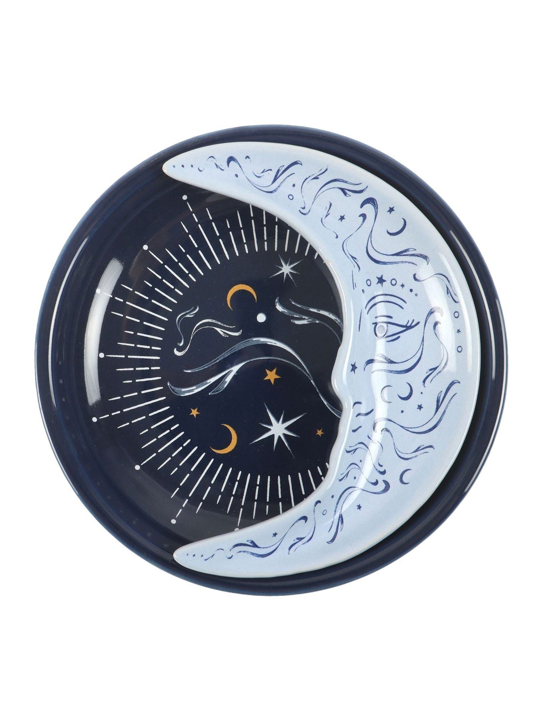 Something Different Blue Moon stacking trinket dish - British product