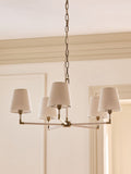 White Bentham 5 Light Chandelier Ceiling Light