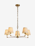 White Bentham 5 Light Chandelier Ceiling Light