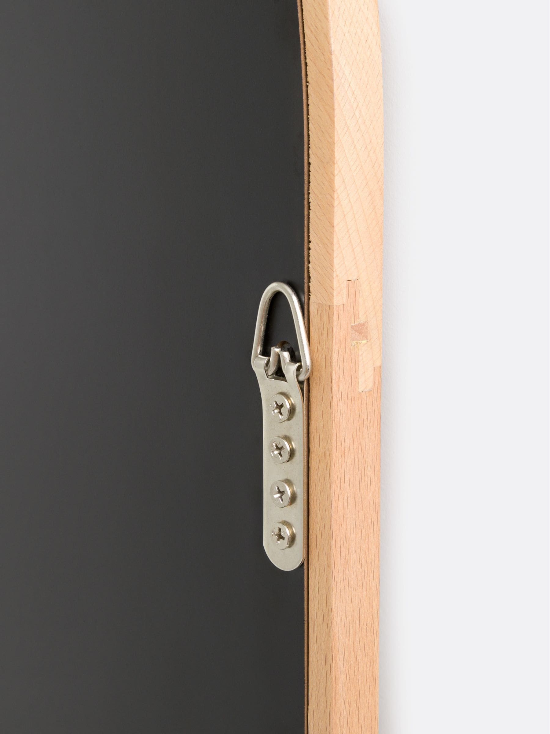 La Redoute Intérieurs Rimna natural beech wood mirror, UK version