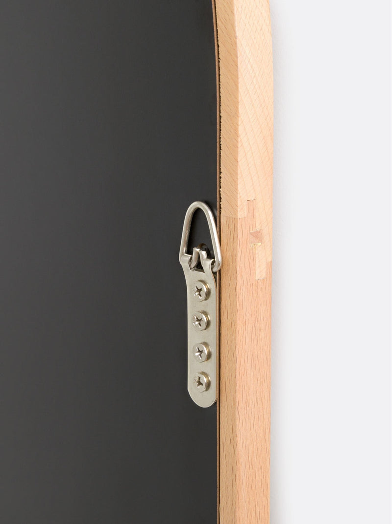 La Redoute Intérieurs Rimna natural beech wood mirror, UK version