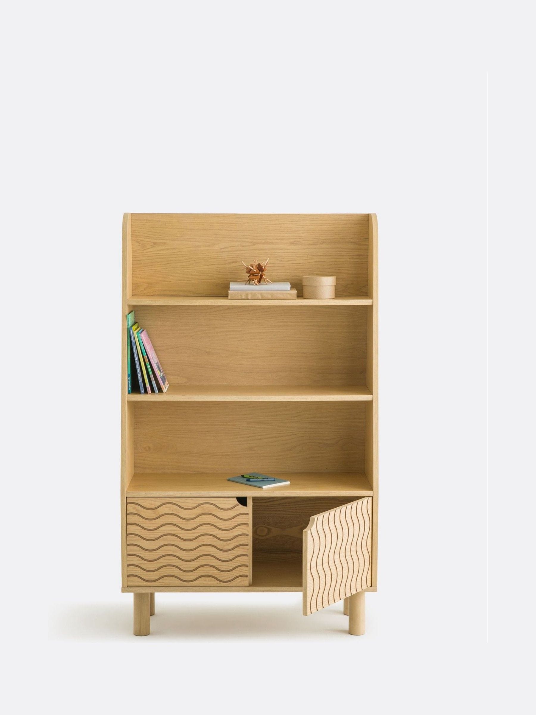 La Redoute Intérieurs Natural Wave bookcase 75x30x124 cm, UK version