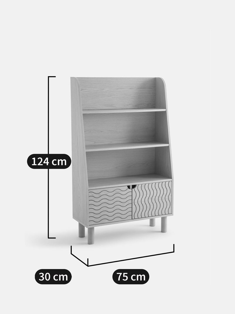 La Redoute Intérieurs Natural Wave bookcase 75x30x124 cm, UK version