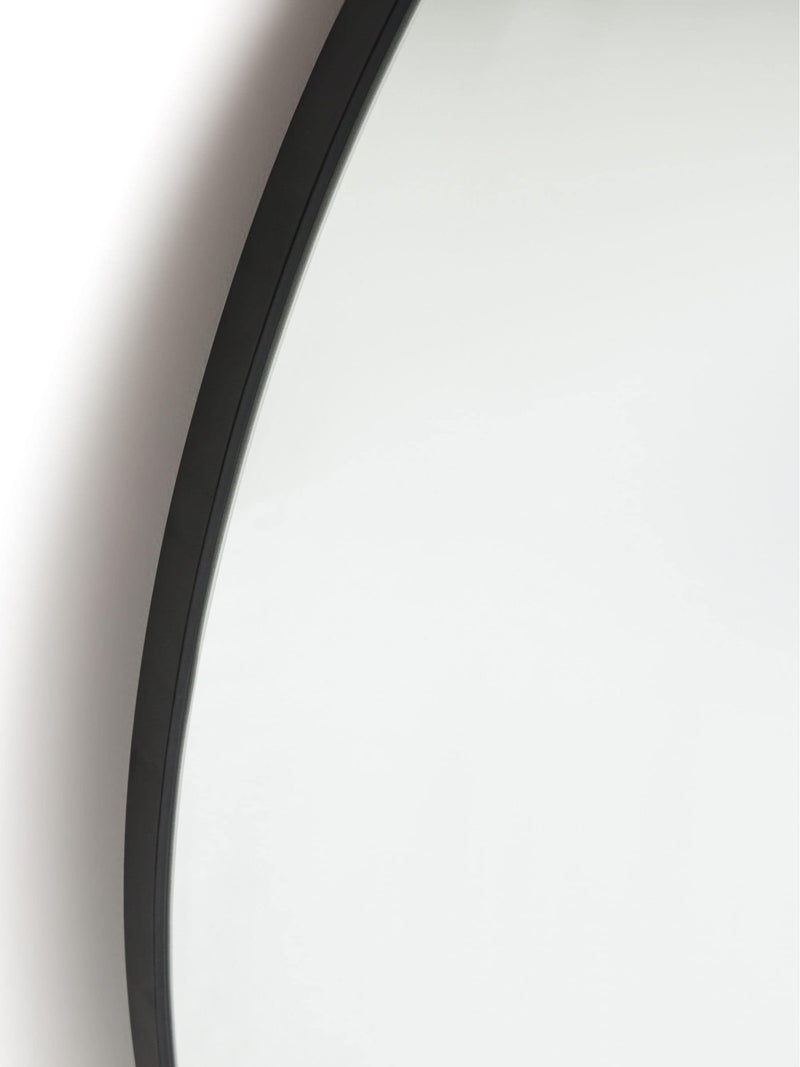 La Redoute Intérieurs Ornica black shaped mirror 100cm (British brand)