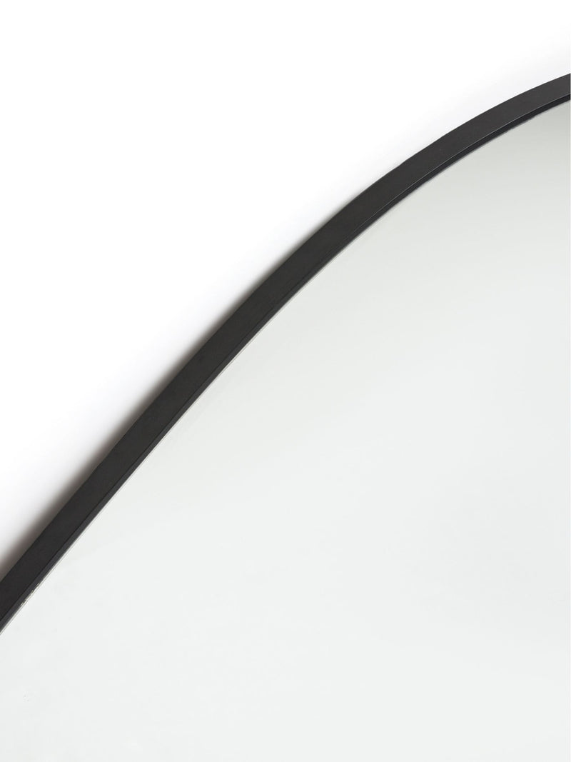 La Redoute Intérieurs Ornica black shaped mirror 100cm (British brand)