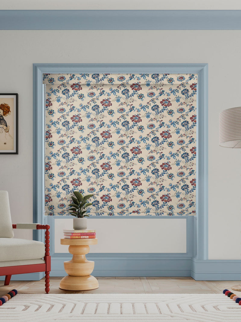 Land & Shore Orchard red roller blind - British product