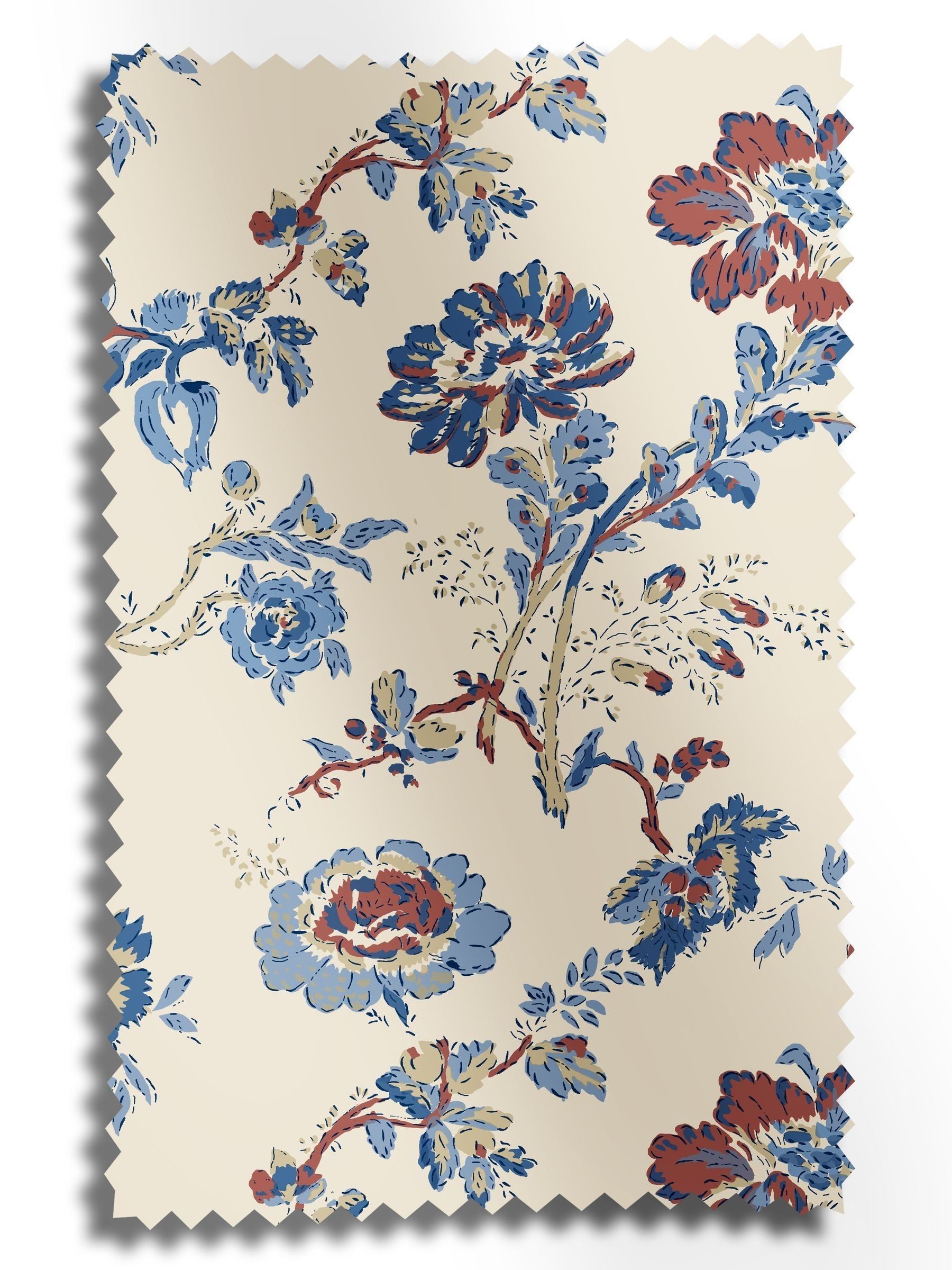 Land & Shore Orchard red roller blind - British product