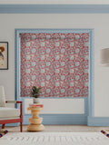 Land & Shore Rowallane red roller blind, UK version