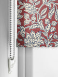 Land & Shore Rowallane red roller blind, UK version