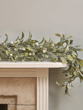 Lights4fun oversized pre-lit mistletoe garland 2m, imported from the UK