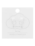 Estella Bartlett silver tone hoop earrings 1.5 cm (British brand)