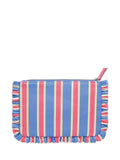 Estella Bartlett blue stripe frill pouch - British product
