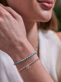 Estella Bartlett Amelia Howlite Bracelet Gold Tone Grey for Stress Relief