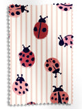 Wee Blue Bell roman blind Little Ladybirds red, imported from the UK