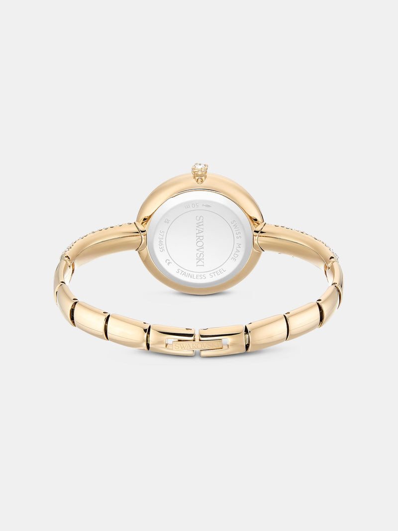 Swarovski gold tone Sublima bangle watch 28mm, imported from the UK