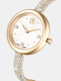 Swarovski gold tone Sublima bangle watch 28mm, imported from the UK