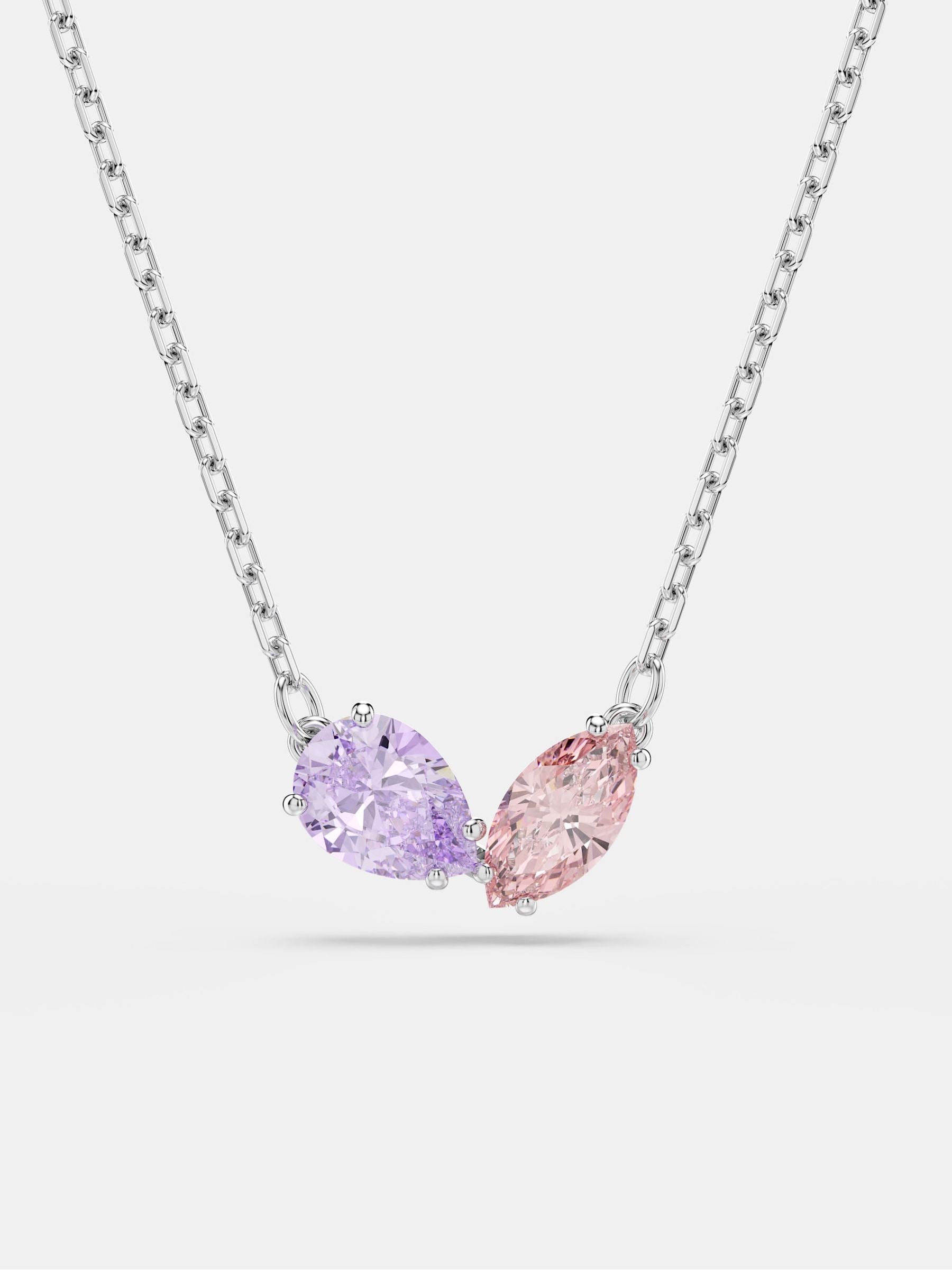 Swarovski multicoloured dragonfly necklace and earring set, imported from the UK