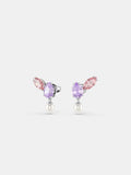 Swarovski multicoloured dragonfly necklace and earring set, imported from the UK