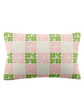 Orla Kiely set of 2 Dill Pink Floret Check pillowcases - British product