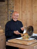 Ken Hom silver steel seasoning wok set 31cm (British brand)