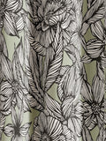 Ted Baker Vietnm sage blackout lined curtains, UK version