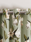 Ted Baker Sage Opal Floral Blackout Lined Eyelet Curtains