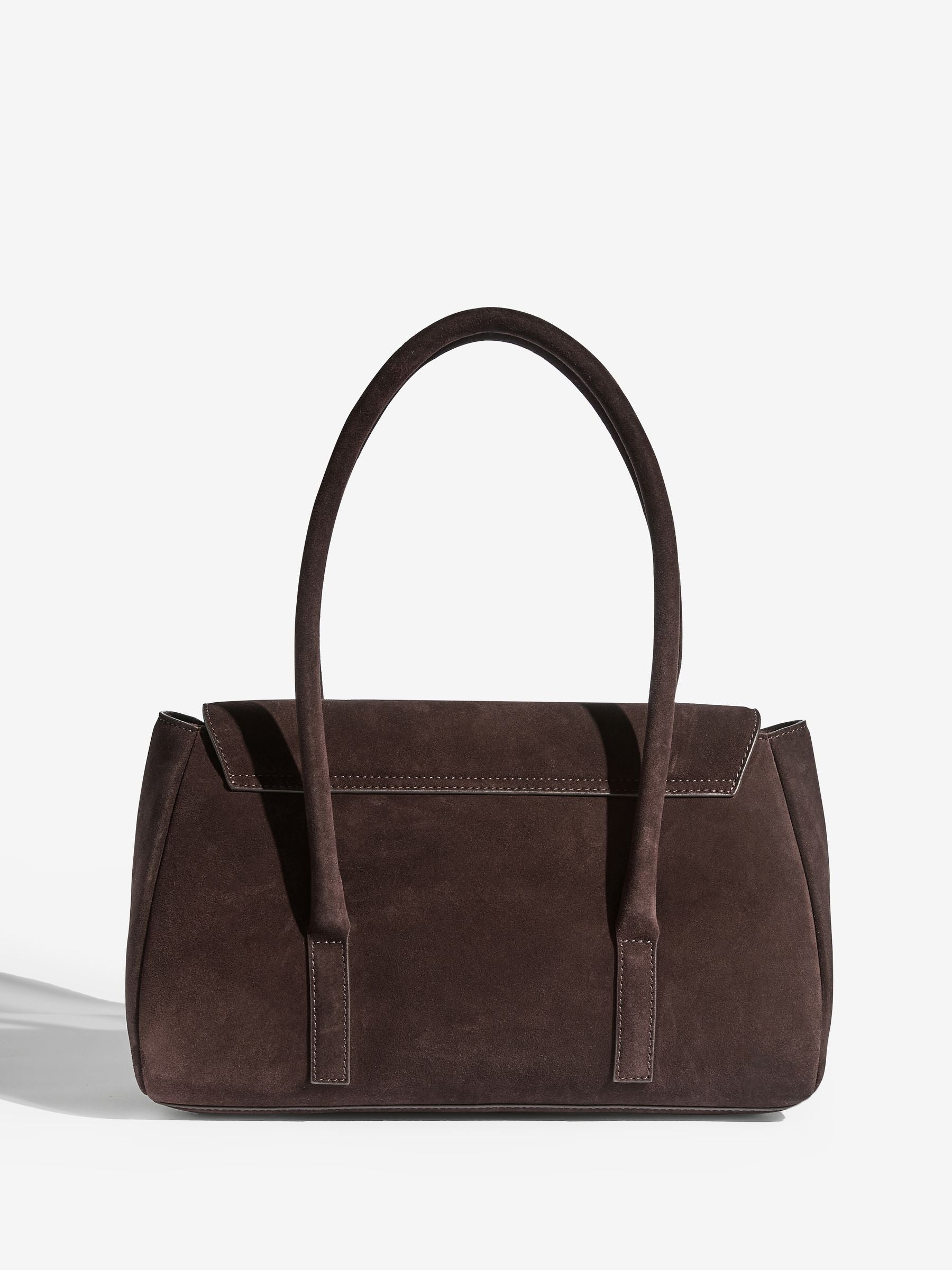 Friends Like These chocolate brown suede tassel shoulder bag (British brand)