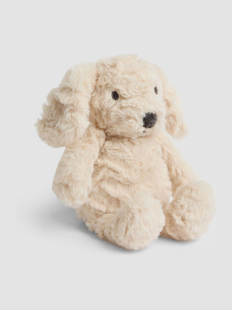 JoJo Maman Bébé Brown Joy plush dog 20cm, imported from the UK