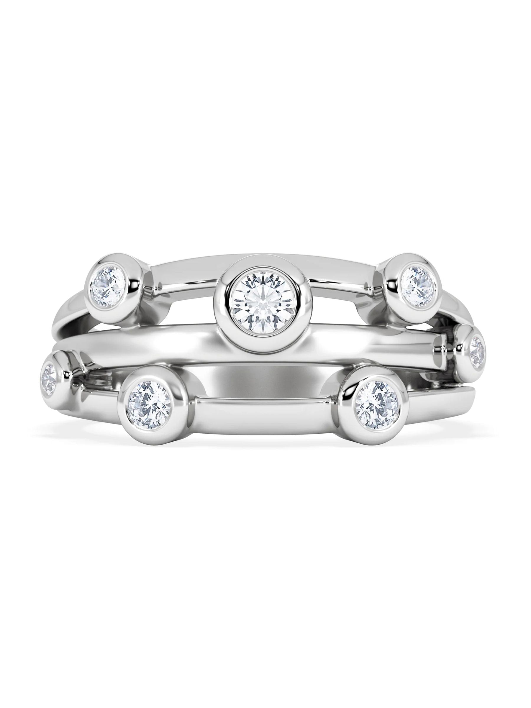 The Diamond Store ring raindrop 0.50ct lab diamond - British product