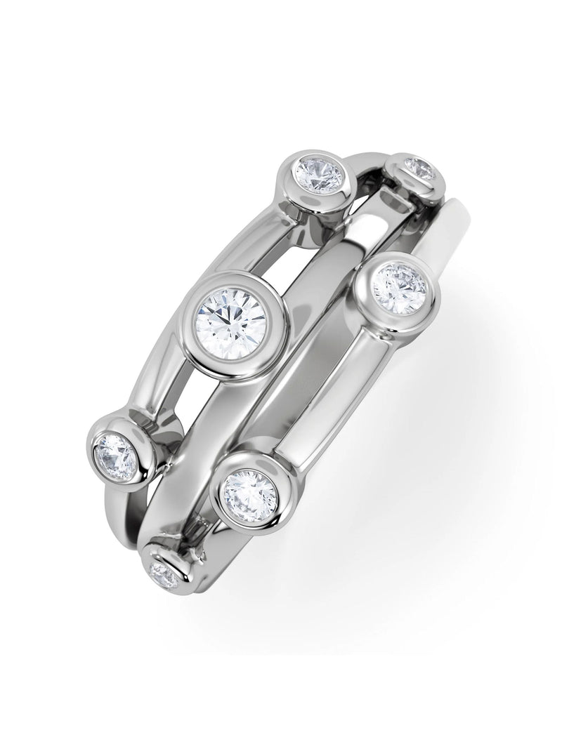 The Diamond Store ring raindrop 0.50ct lab diamond - British product