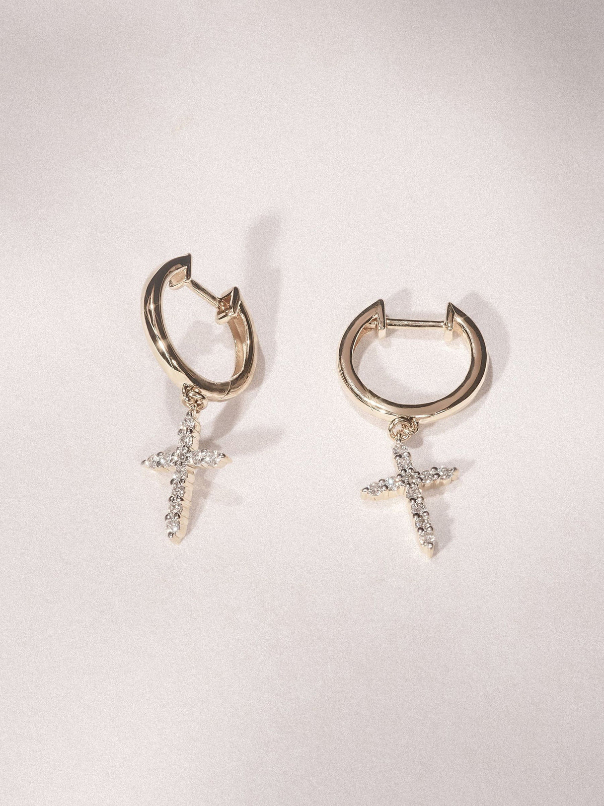 Diamond Store Stellato cross hoops lab diamond, imported from the UK