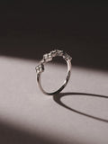 The Diamond Store Alegria lab ruby 4 clover ring, imported from the UK