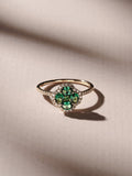 The Diamond Store 18K Gold Vermeil Alegria0.85ct Lab Ruby Ring