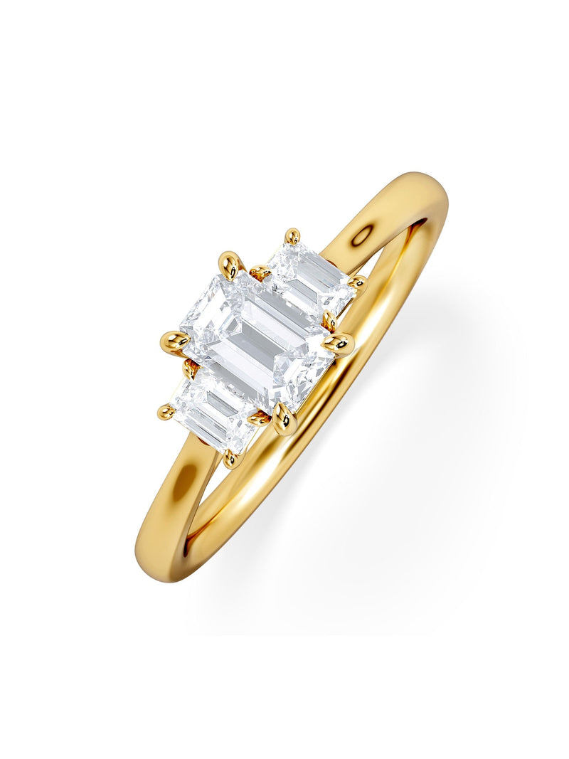 The Diamond Store Evoke trilogy lab diamond ring 0.50ct, UK version