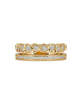 The Diamond Store interlocking heart stacking lab diamond ring 0.20ct, imported from the UK