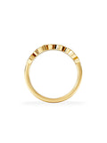 The Diamond Store interlocking heart stacking lab diamond ring 0.20ct, imported from the UK