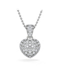 The Diamond Store lab diamond heart necklace 0.50ct in 925 silver (British brand)