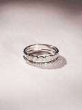 The Diamond Store heart stacking ring 0.20ct lab diamond, imported from the UK
