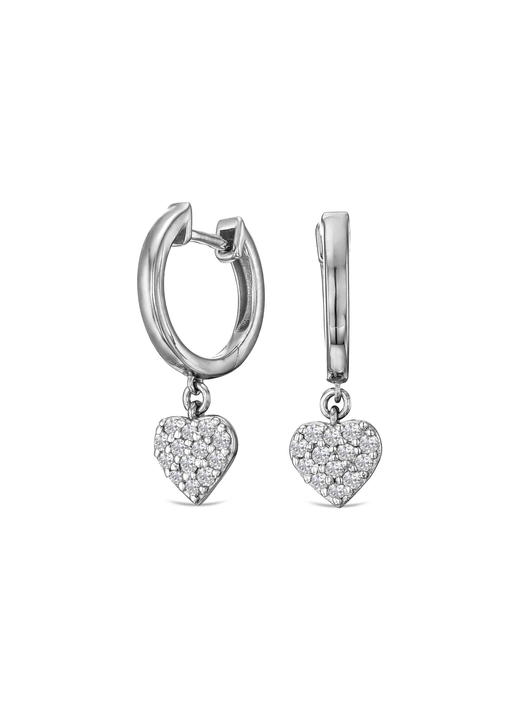 The Diamond Store lab diamond huggie earrings 0.29ct (British brand)