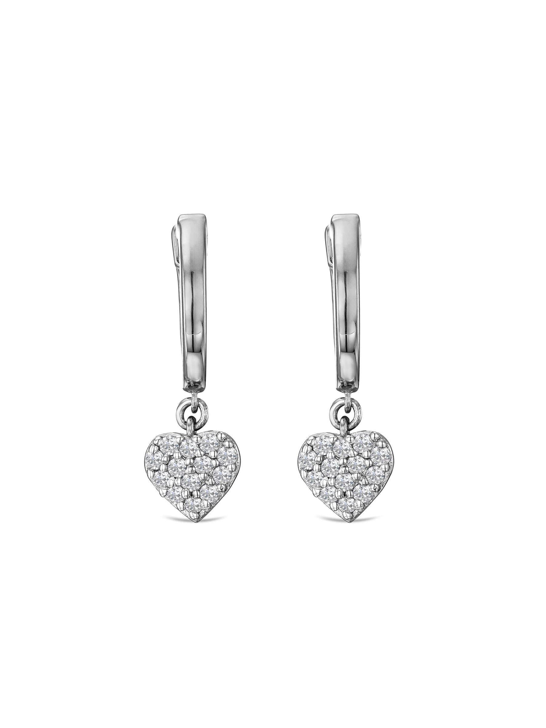 The Diamond Store lab diamond huggie earrings 0.29ct (British brand)