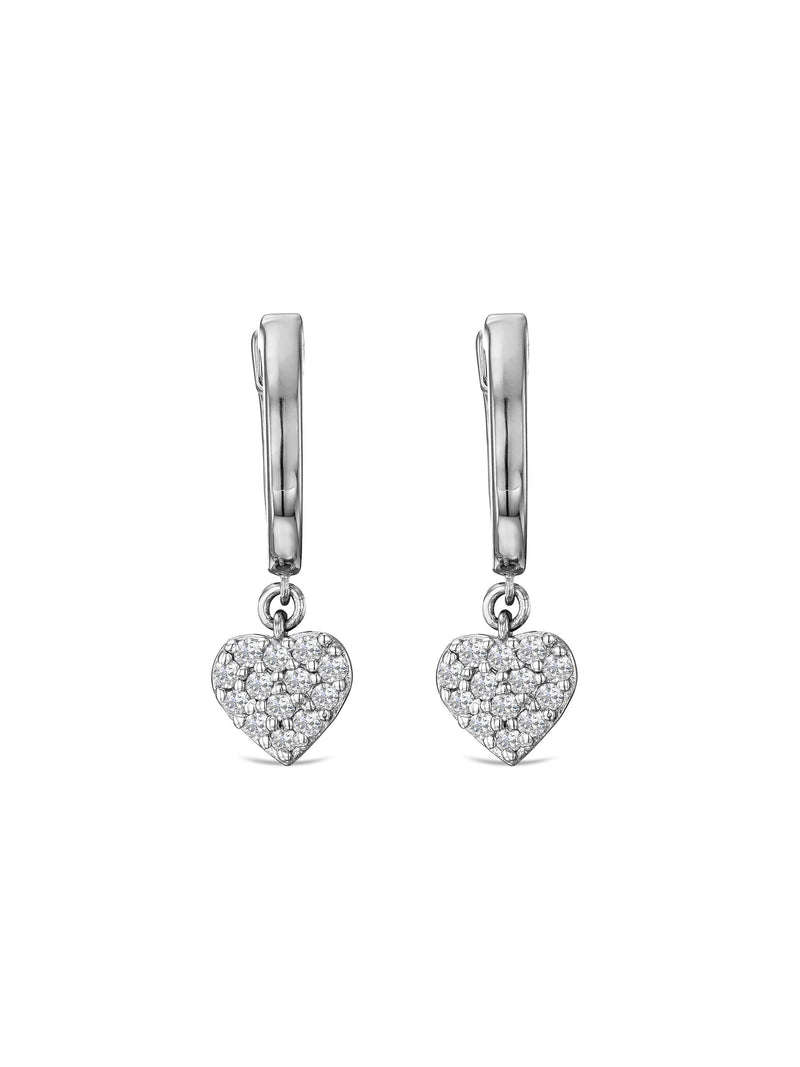 The Diamond Store lab diamond huggie earrings 0.29ct (British brand)