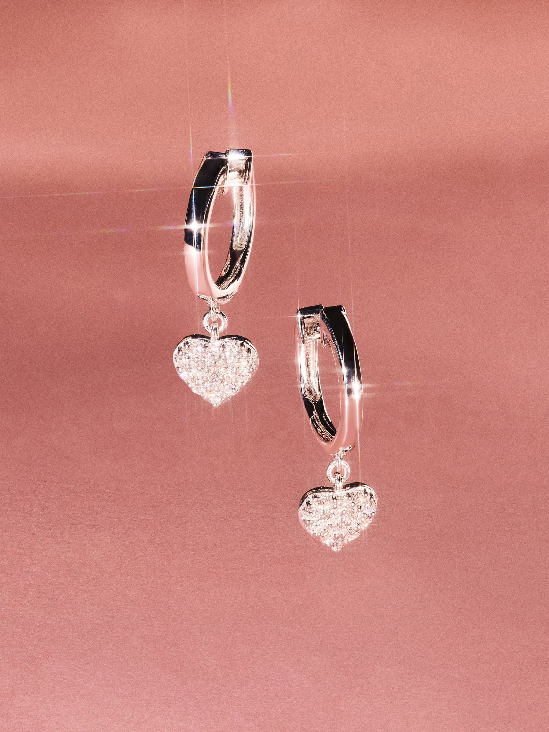 The Diamond Store lab diamond huggie earrings 0.29ct (British brand)