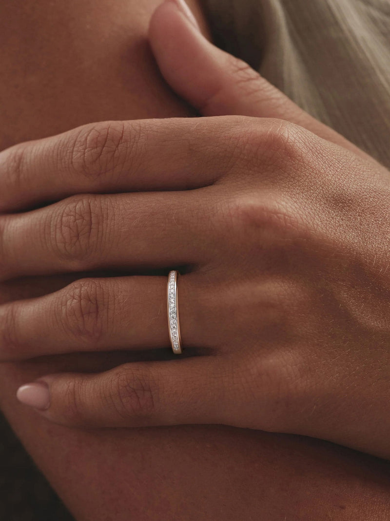 The Diamond Store 0.15ct lab diamond eternity ring, UK version