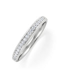 The Diamond Store 0.15ct lab diamond eternity ring, UK version