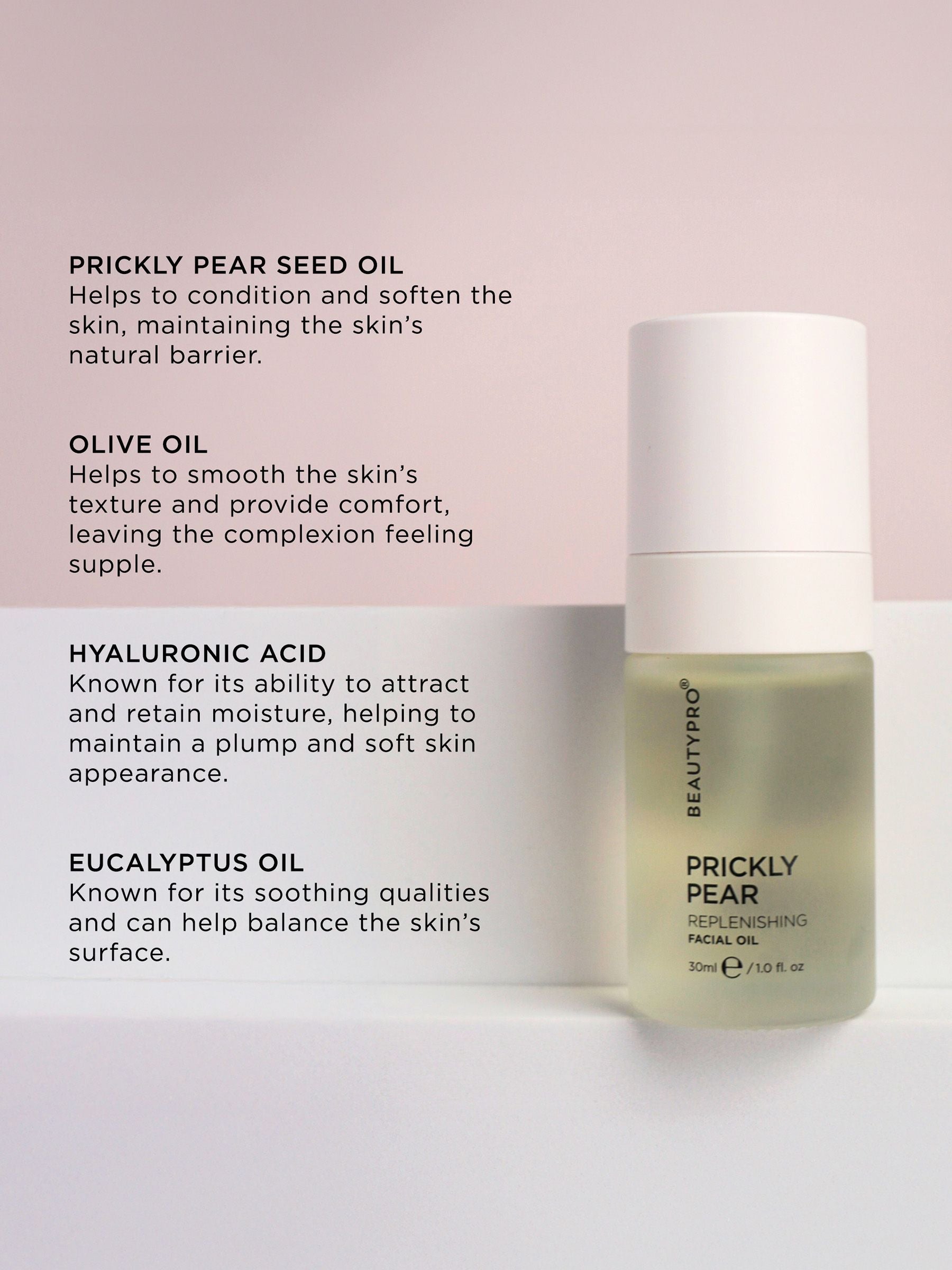 BeautyPro prickly pear facial oil 30ml - British product