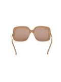 Max Mara brown acetate sunglasses - British product