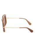 Max Mara brown acetate sunglasses - British product