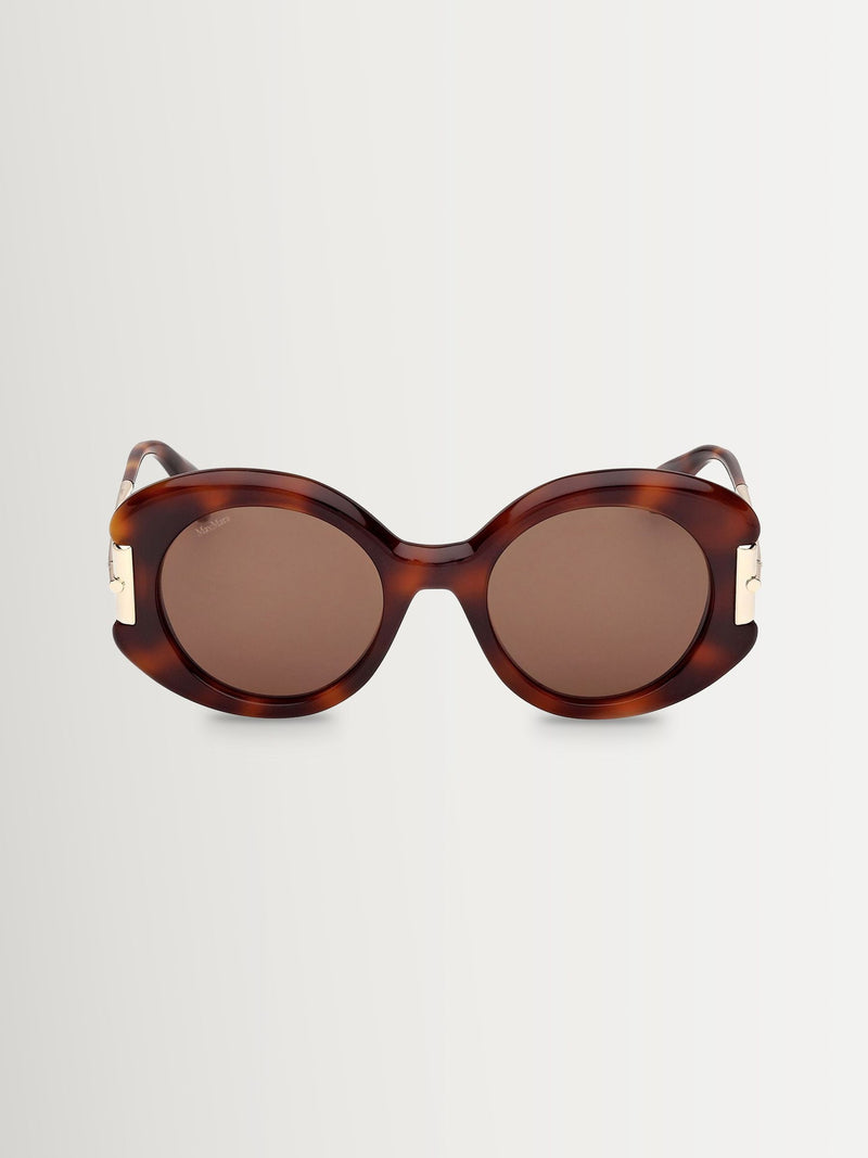 Max Mara brown acetate sunglasses - British product