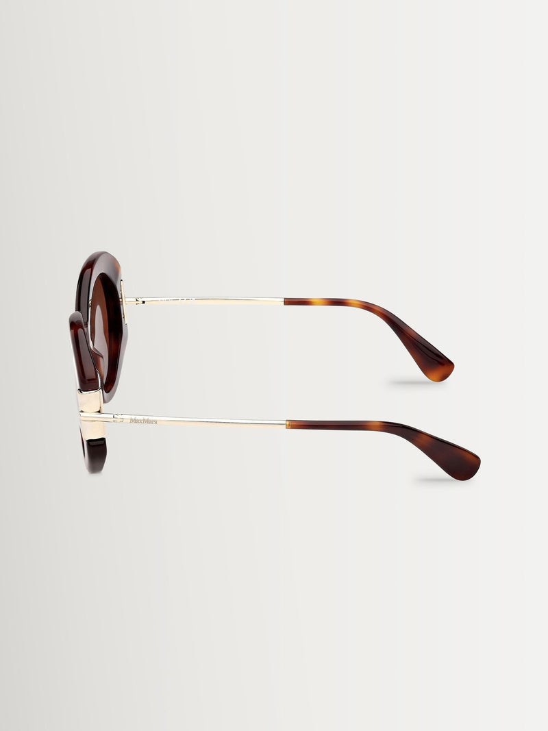 Max Mara brown acetate sunglasses - British product