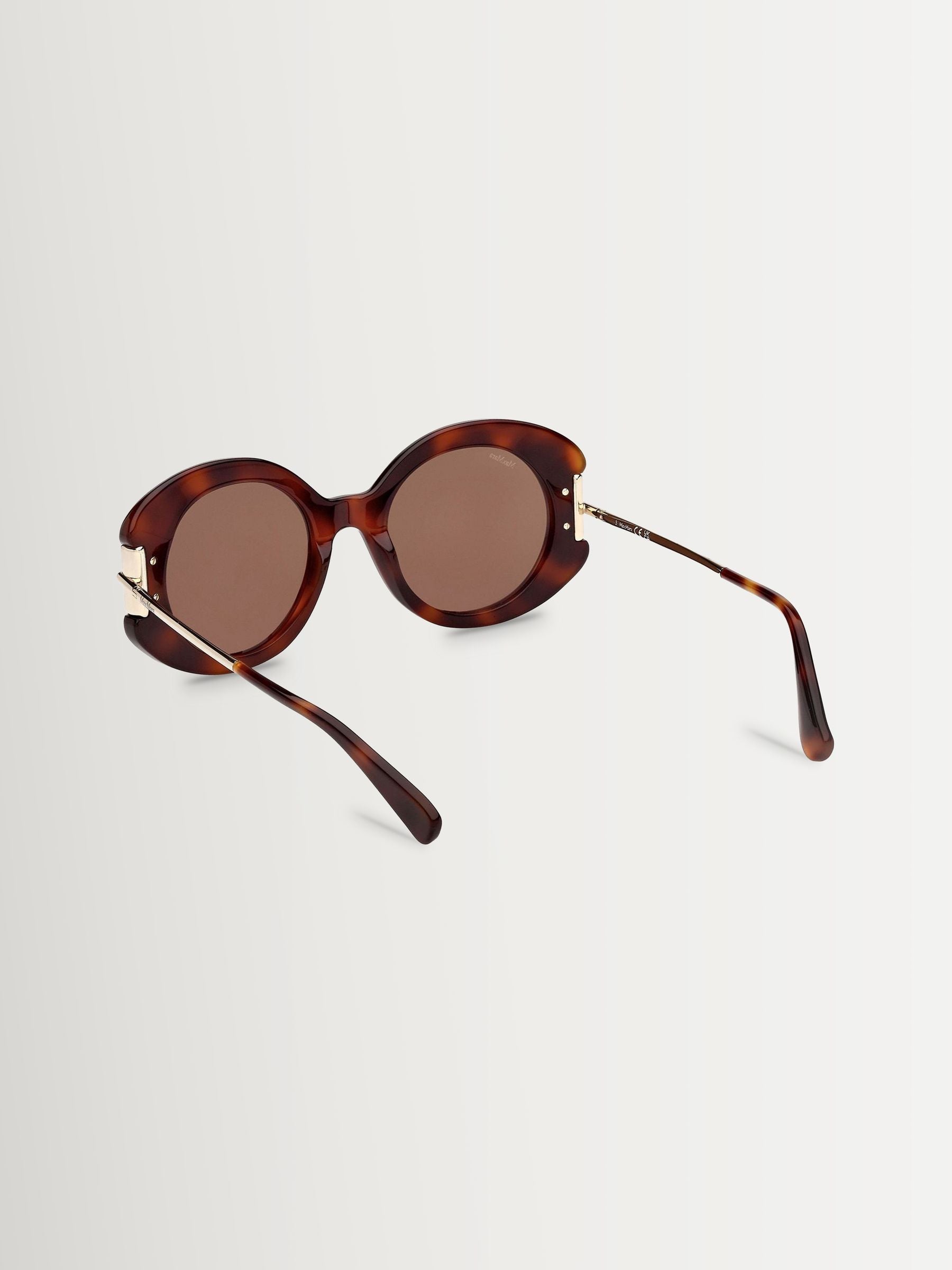 Max Mara brown acetate sunglasses - British product